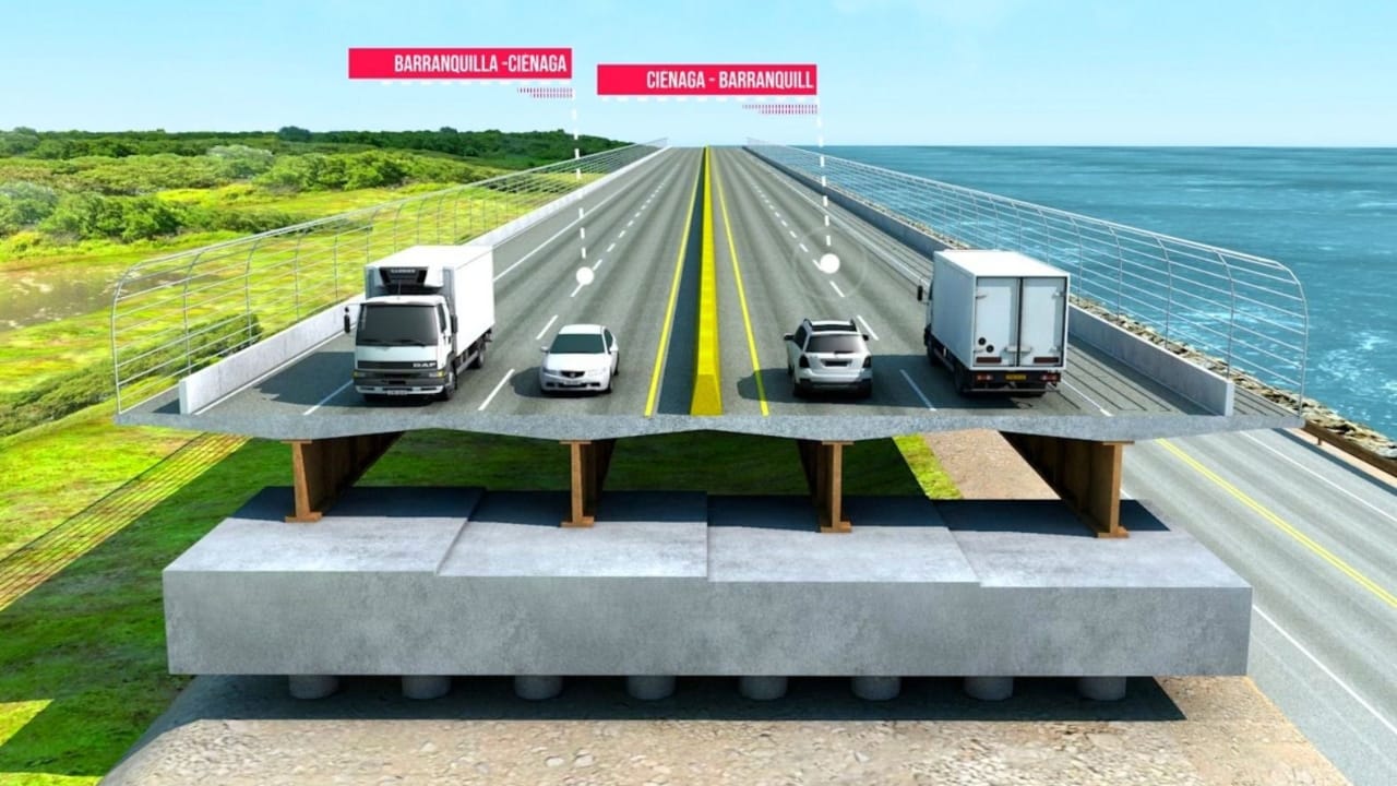 Así será la súper autopista que unirá a Ciénaga con Barranquilla