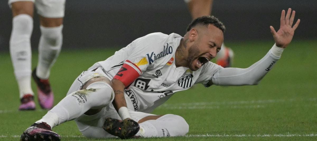 Neymar sufrió la peor goleada de su carrera en la histórica caída del Santos ante Vasco da Gama