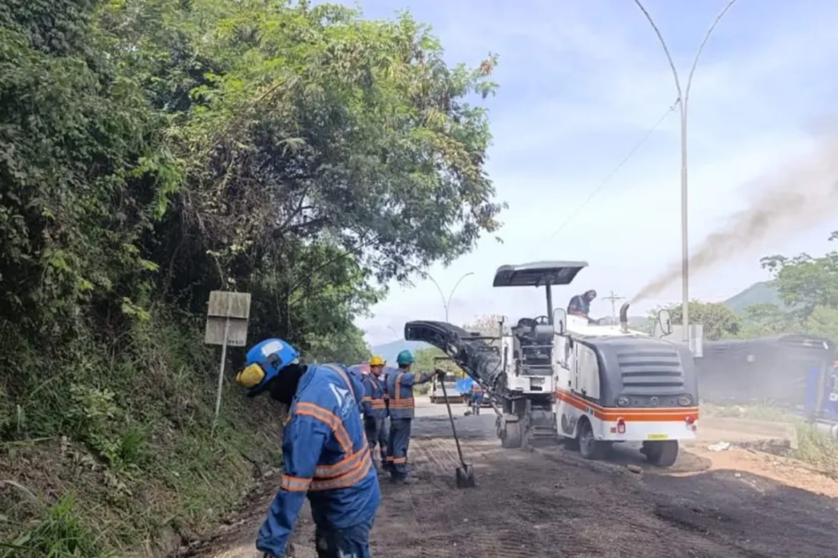 Empezaron a estabilizar el Paso malo de la vía Palenque – Café Madrid en Bucaramanga