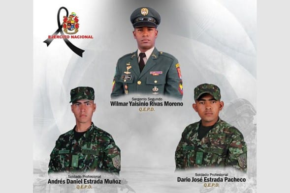 3 soldados asesinados y 4 heridos en Buenaventura
