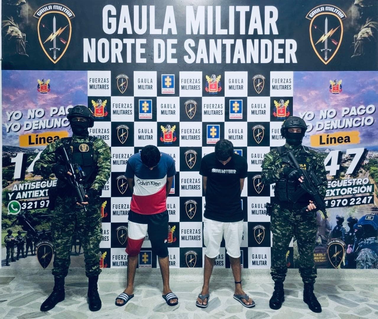 Operativos dejan tres capturados en Norte de Santander