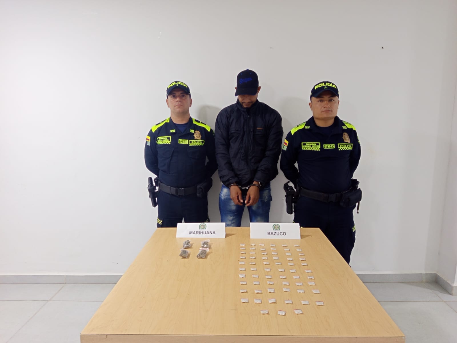 Pretendían comercializar estupefacientes y fueron capturados en Zapatoca