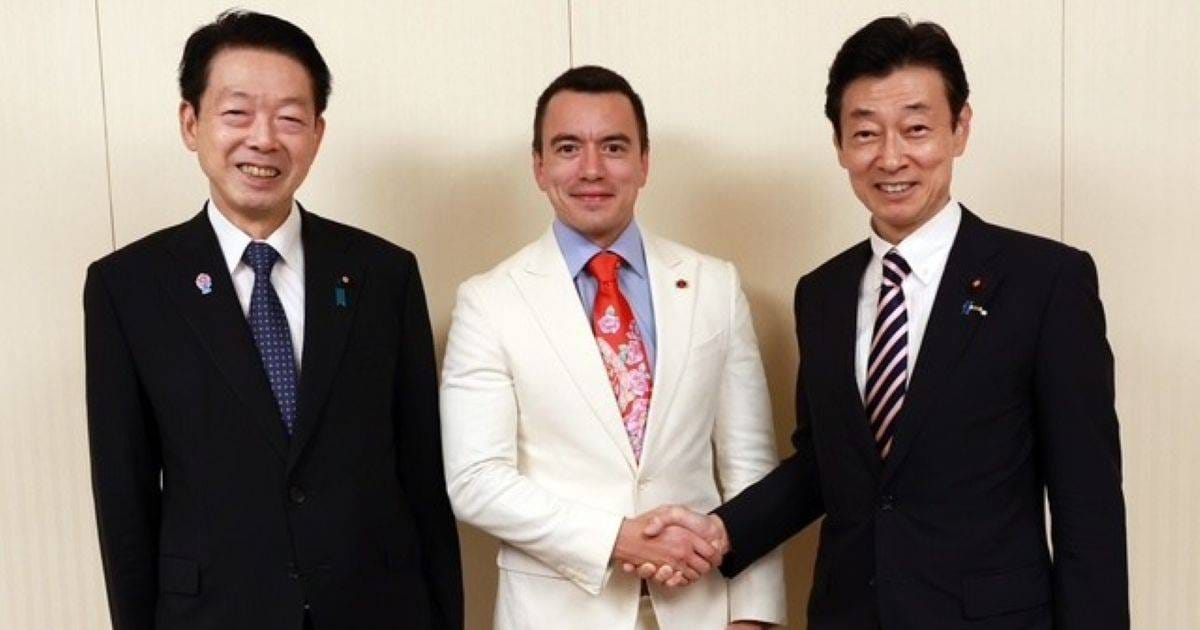 Noboa consolida alianza con Japón para comercio, seguridad y energías renovables