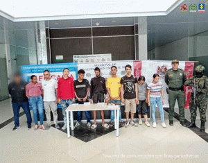 Judicializado grupo "Los de la Finca" que traficaba drogas