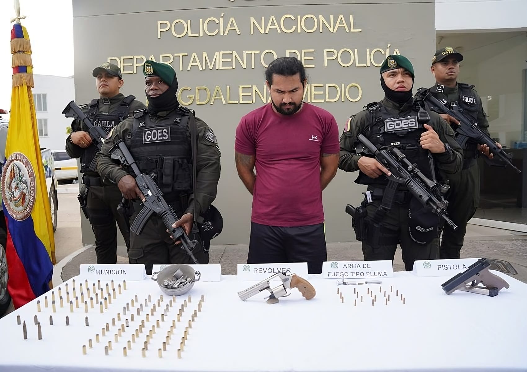 Detenido ‘El ‘Armero’ en Barrancabermeja