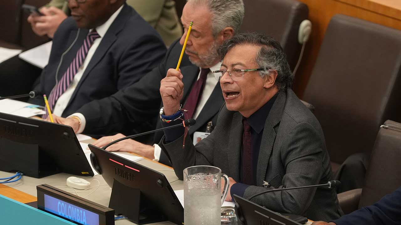 "Vengo como presidente descertificado": Petro en la ONU