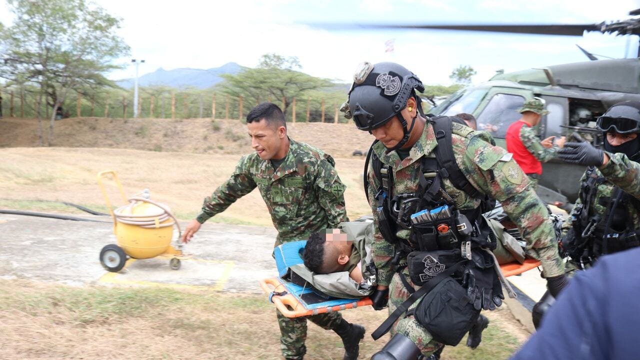Cuatro soldados heridos tras ataque del ELN en Santa Rosa, sur de Bolívar
