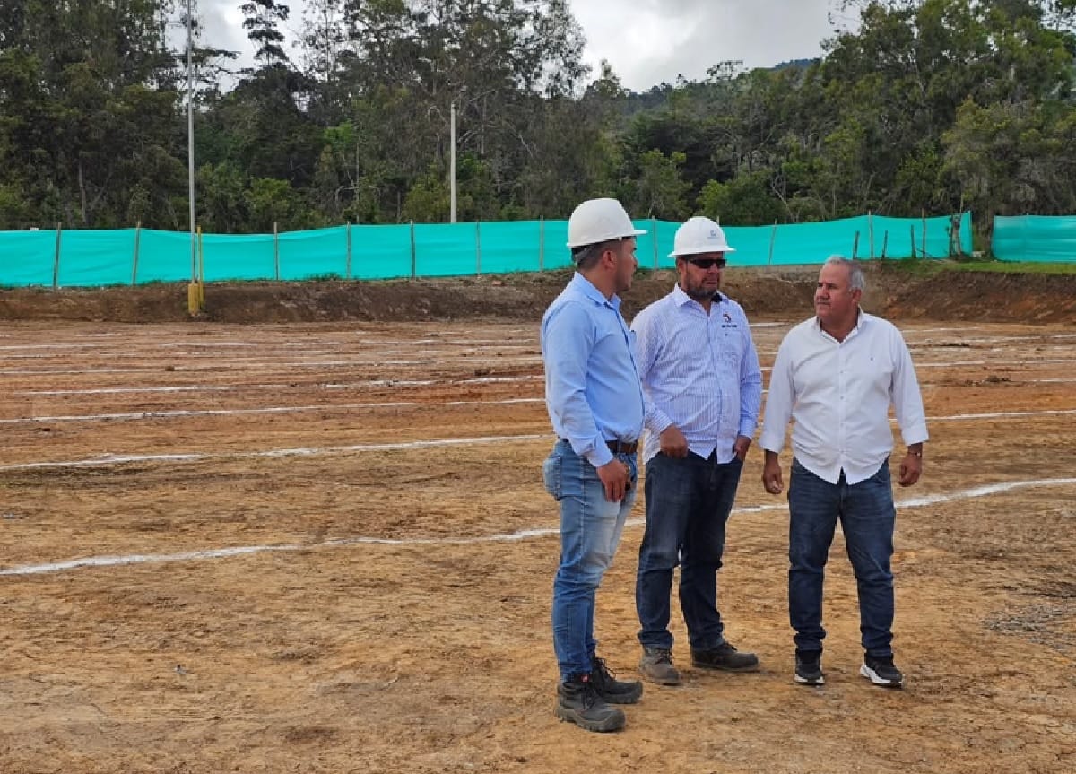 Avanza construcción del Estadio en ZAPATOCA