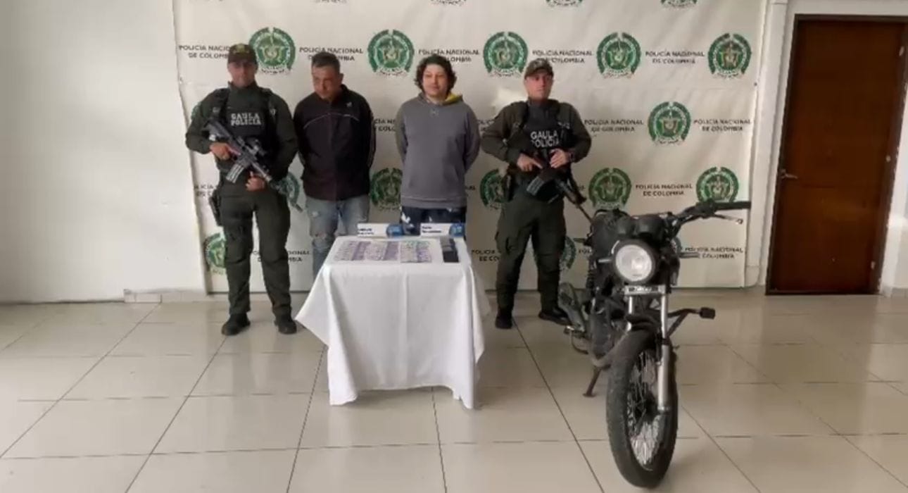 Aprehendidos "Sebastián" y "Gregorio", extorsionistas de Bucaramanga