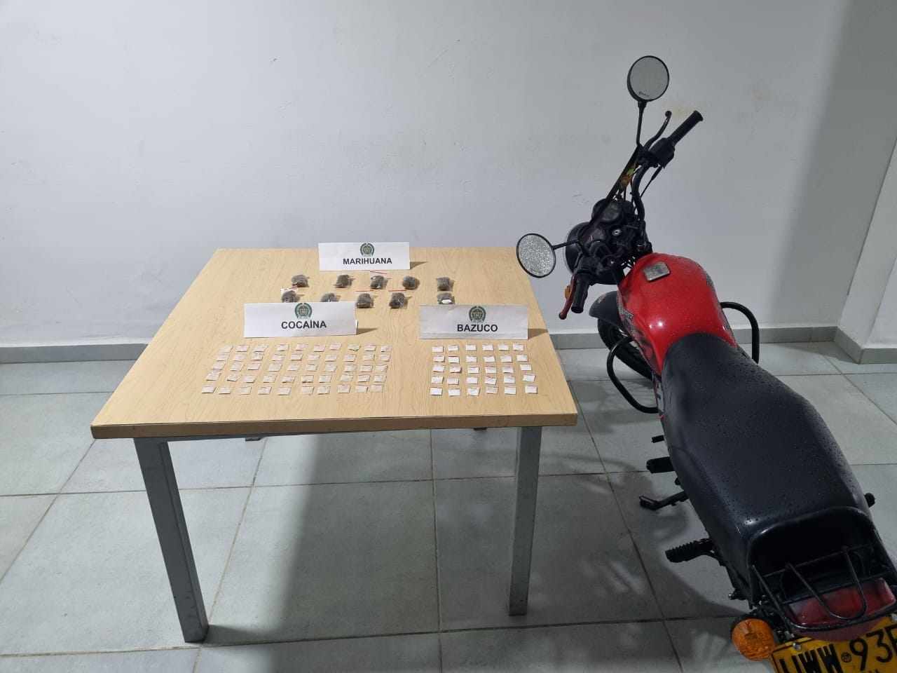 Incautada en Zapatoca gran cantidad de estupefacientes