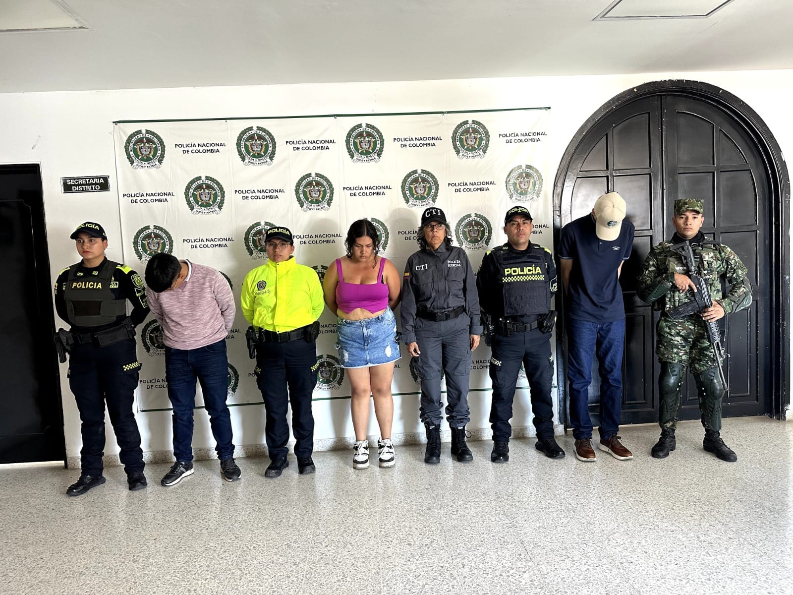 Proxenetas pedófilos capturados en El Socorro