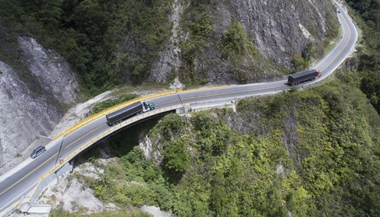 Accidente en vía Bucaramanga- Cúcuta entre vehículos de carga