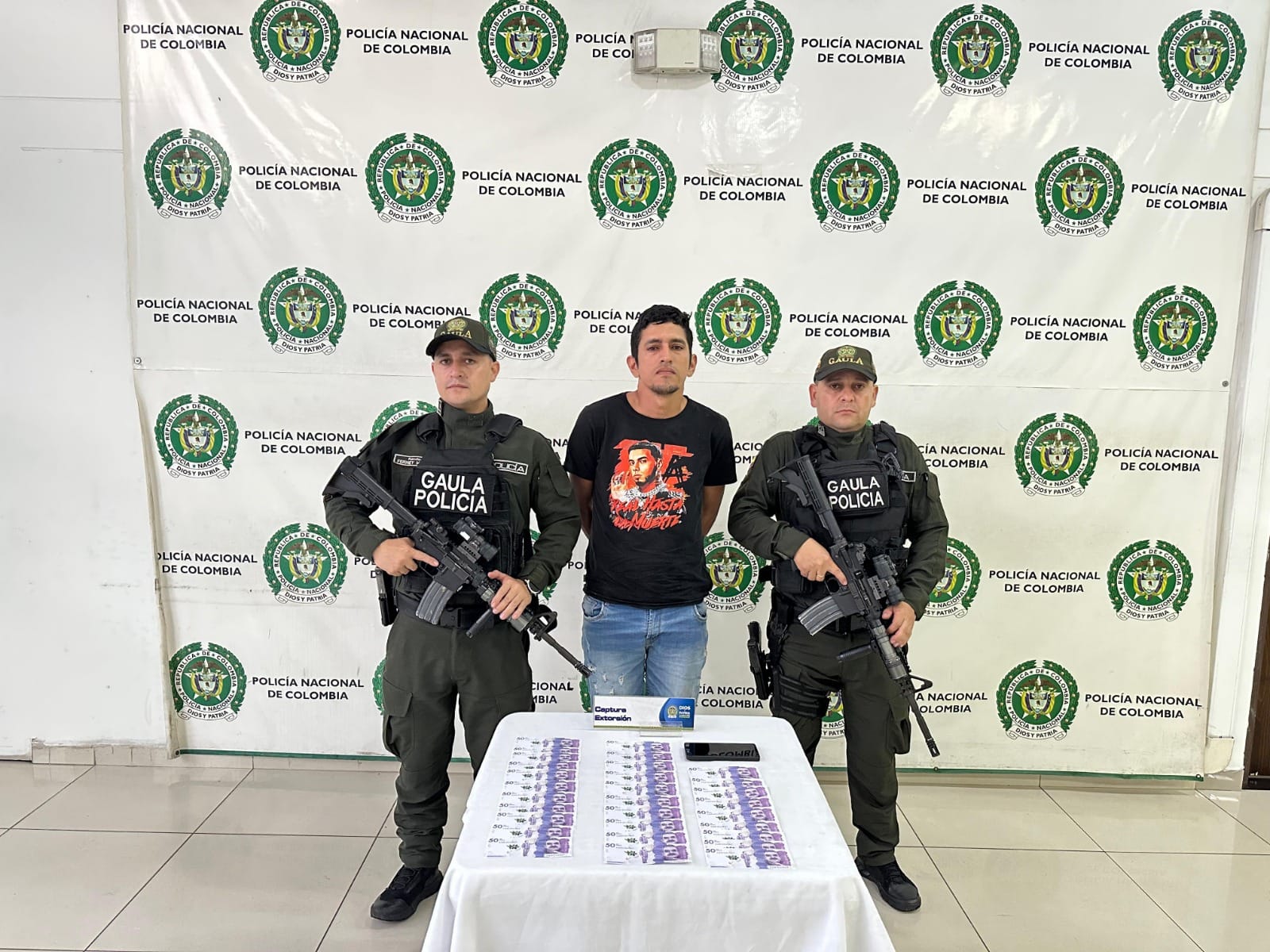 Falsa fachada de prestamista: cae extorsionista en Floridablanca