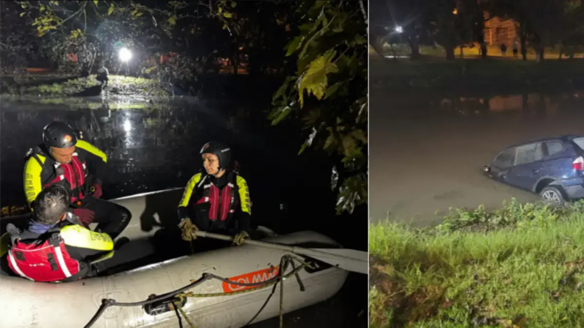 Adulto mayor santandereano murió tras caer en su camioneta a un caño en Bogotá