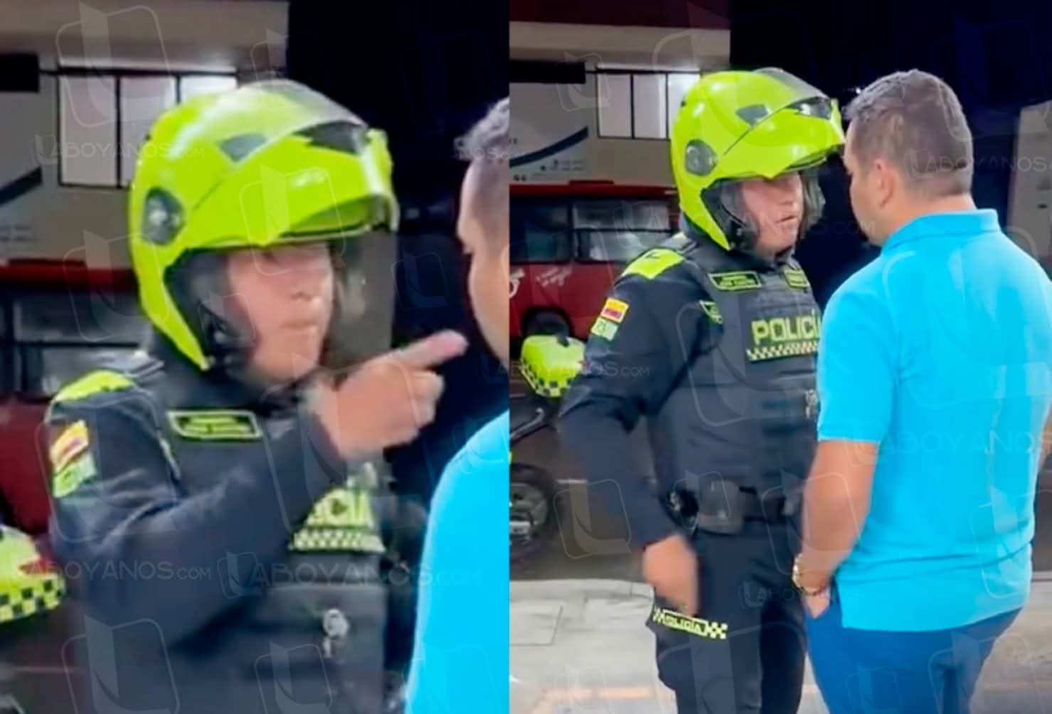 Pa’ fuera: Policía Nacional retiró al uniformado que amenazó a un ciudadano: “si me hace echar lo pelo”