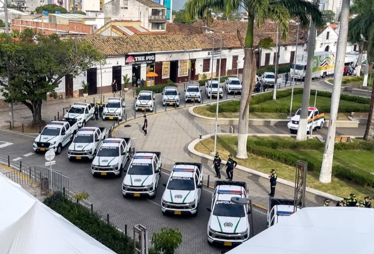 Con logistica refuerzan  presencia de la Fuerza Pública en municipios de Santander