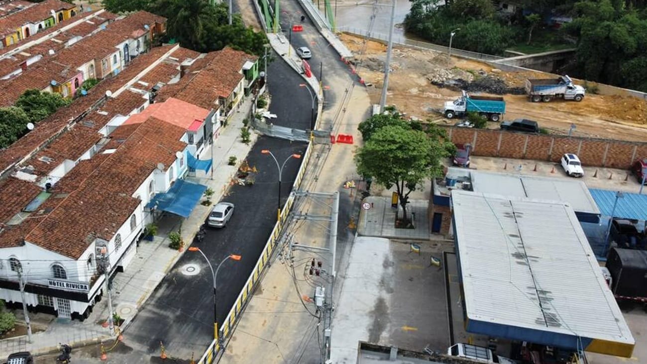 Girón abrió nueva vía que une Los Caneyes y Villa Campestre