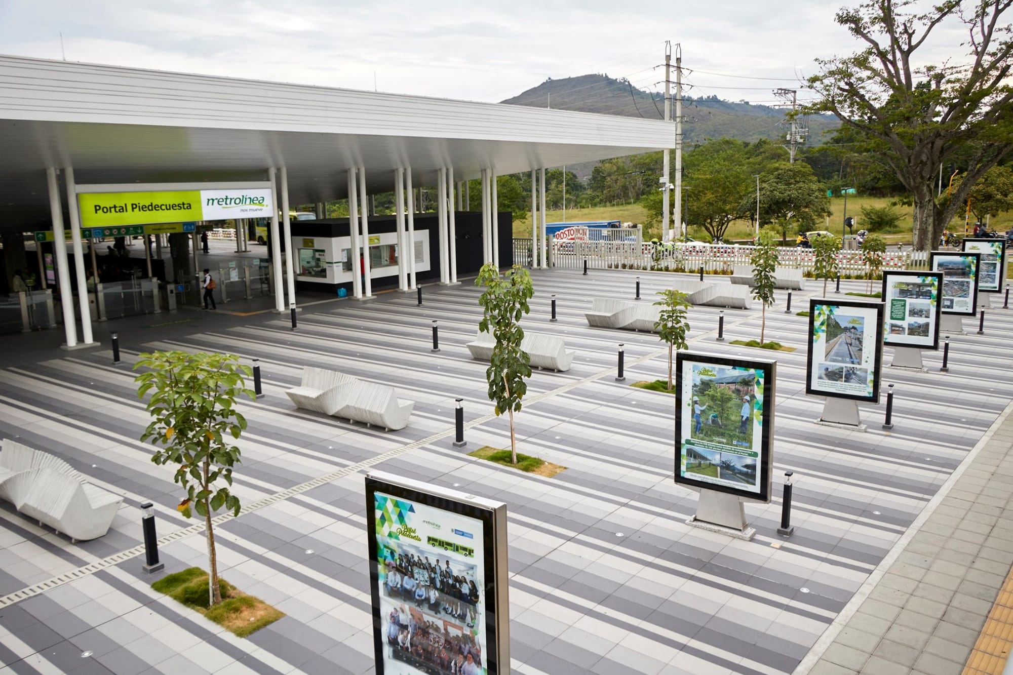 Metrolínea denuncia vandalismo y hurtos en el portal de Piedecuesta