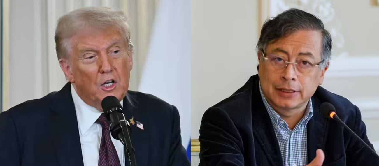 Donald Trump calificó a Gustavo Petro de “lunático con muchos problemas mentales”