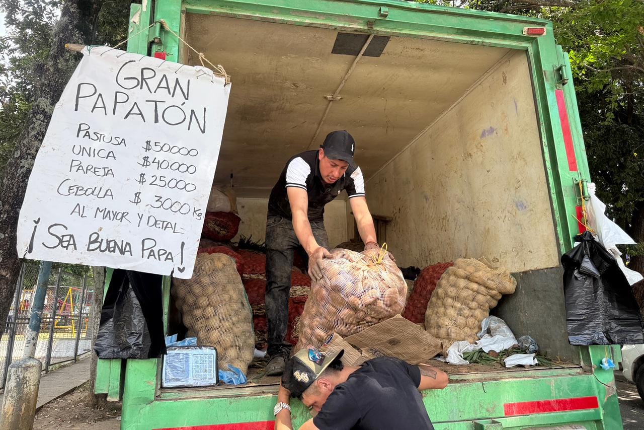 'Papatón' vendió 3.150 bultos y prepara nueva jornada con más municipios