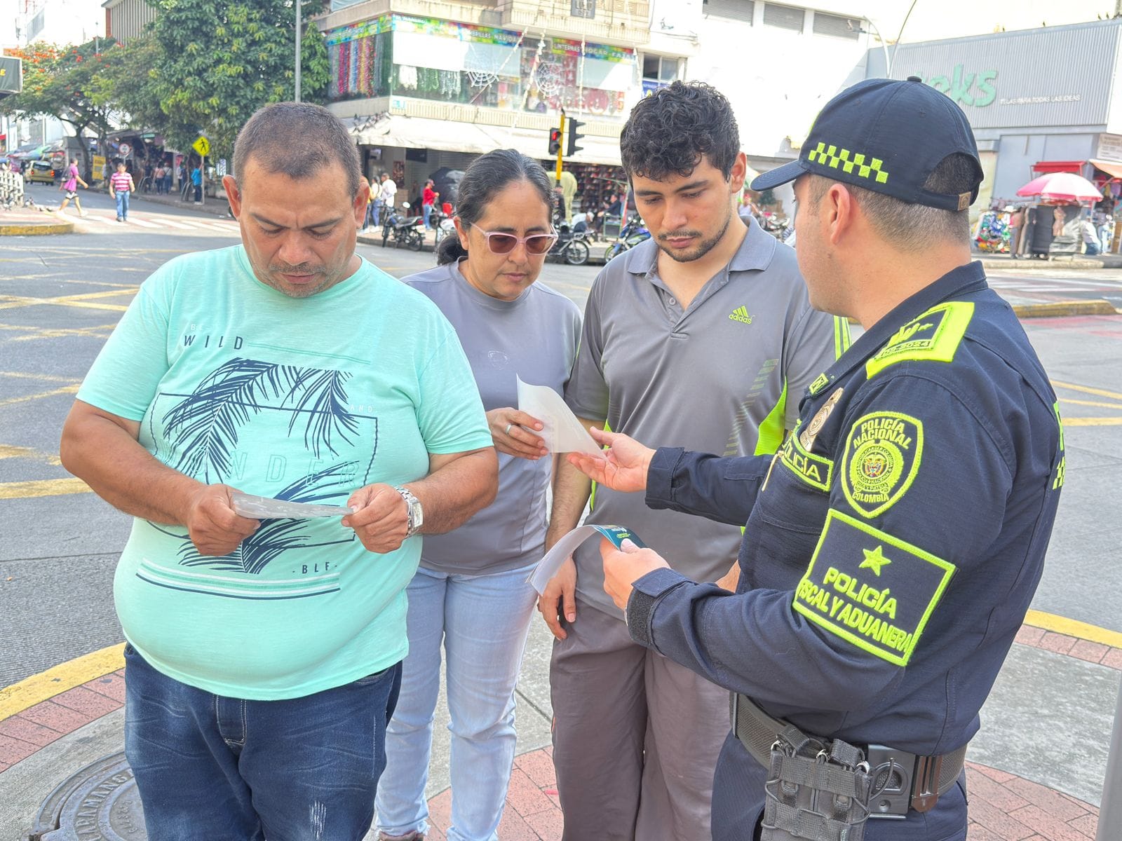 Sensibilización contra el contrabando en Bucaramanga