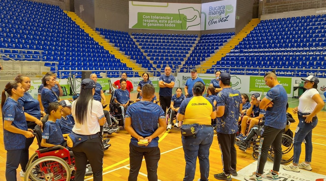Talentos de boccia y para natación presentes en Bucaramanga