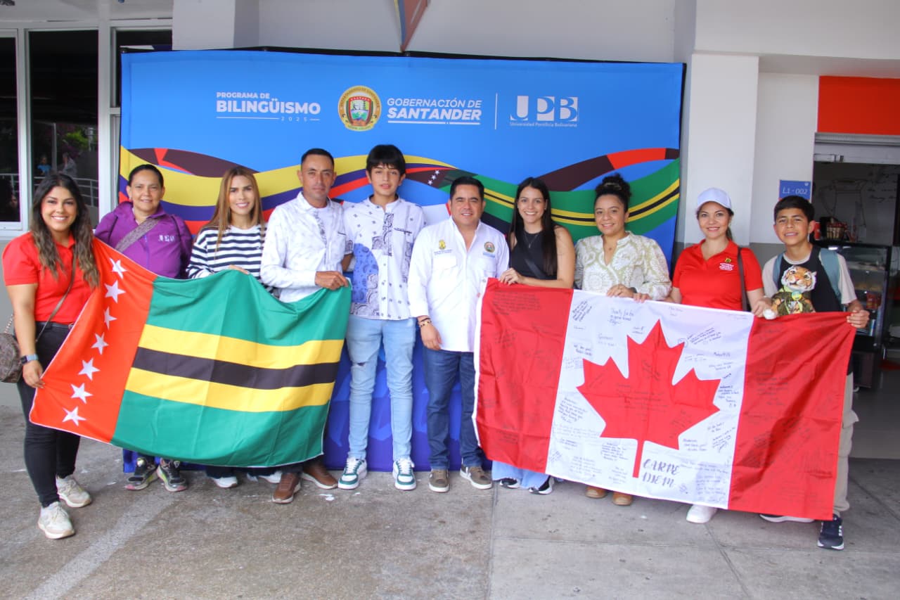 Con fiesta recibieron al primer contingente de santandereanos del programa It's Time For Education en Canadá