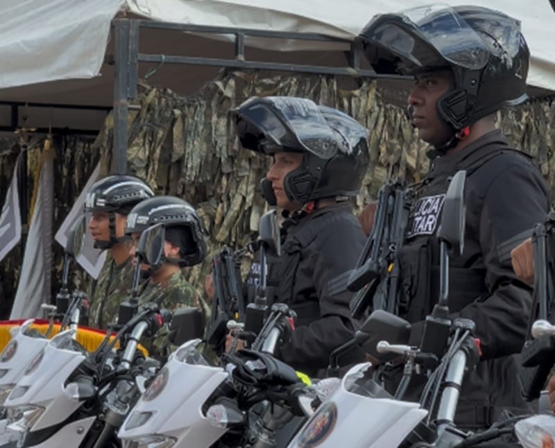 Entregan nuevo parque automotor para la Fuerza Pública en Bucaramanga