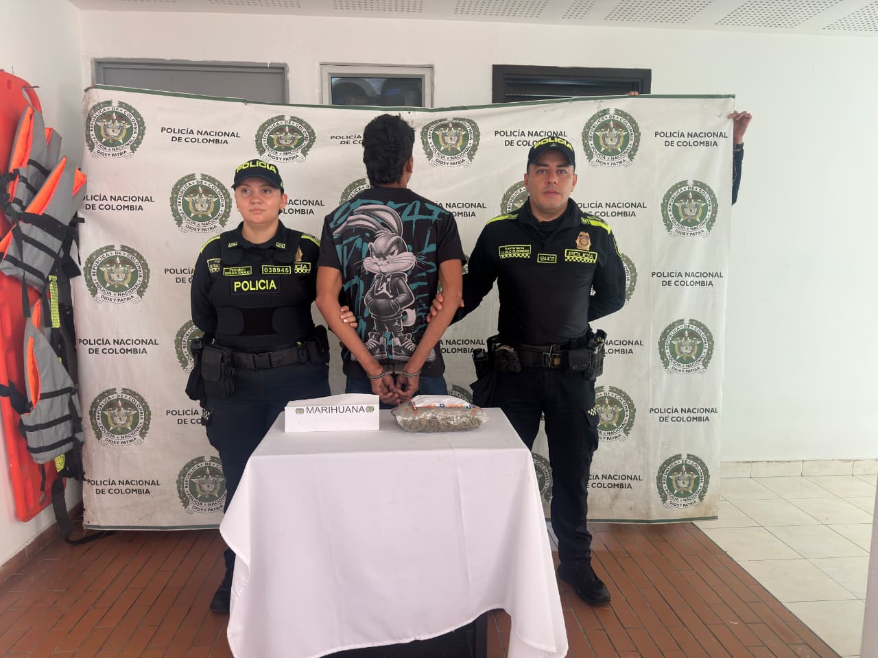 Policía de Santander incauta 475 gramos de marihuana que iban a ser ingresados a Carmen de Chucurí