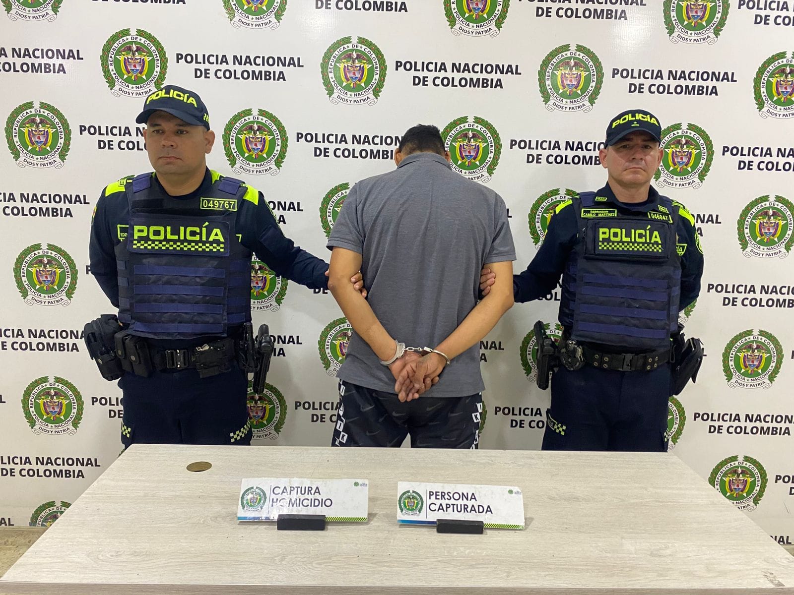 Capturado minutos después de asesinar a un hombre en Floridablanca