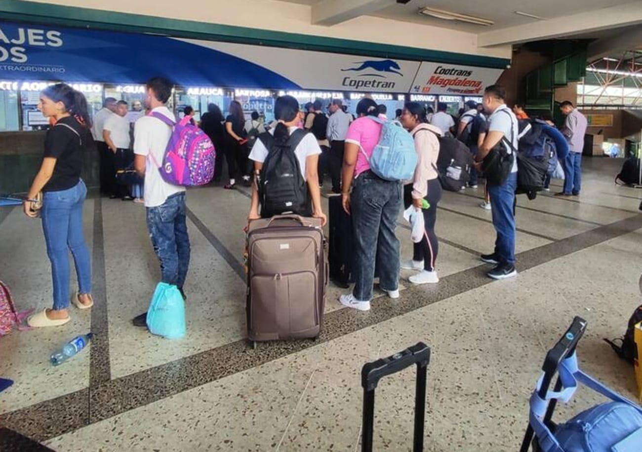 Despachos en la Terminal de Transporte de Bucaramanga redujeron su frecuencia en un 27%