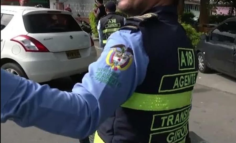 Denuncia grave contra agente de tránsito en Girón por posibles actos de corrupción