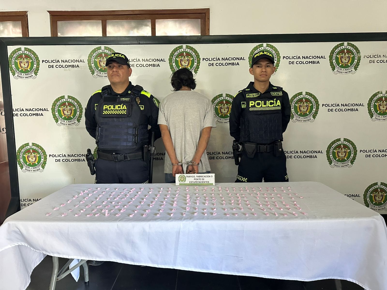 Capturado con 200 dosis de bazuco listas para ser distribuidas en Bucaramanga