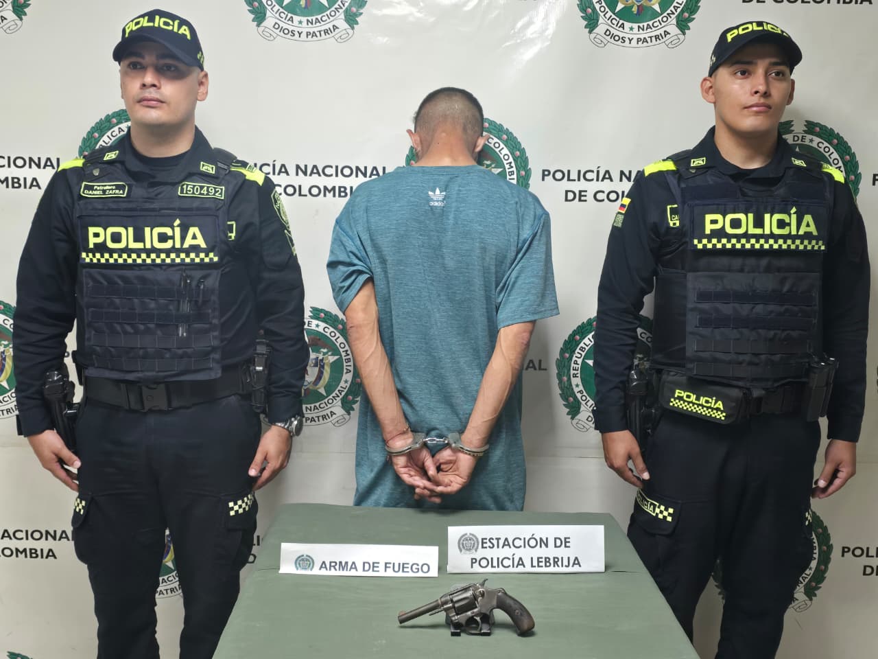 Yorleison, el extranjero capturado con arma de fuego en Lebrija