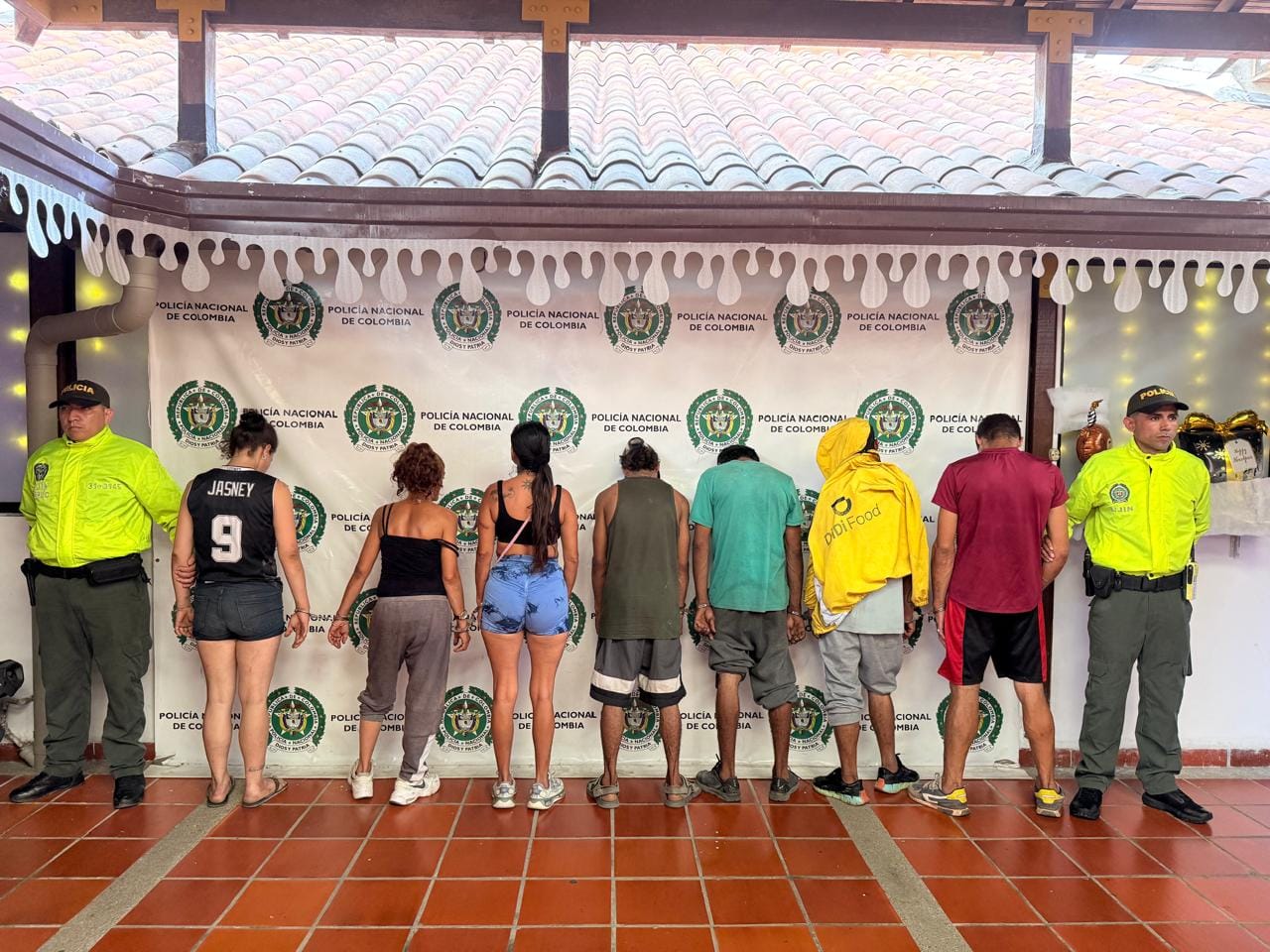 Golpe al microtráfico en Piedecuesta: nueve capturados