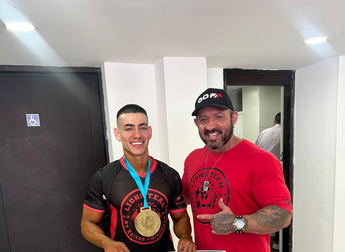 El culturismo le cambio la vida a Cristian Peñuela