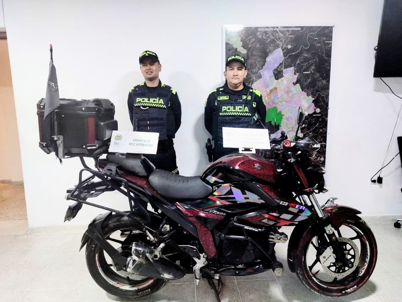 Ladrones se llevaron una moto y no pudieron emprender el ‘viaje’