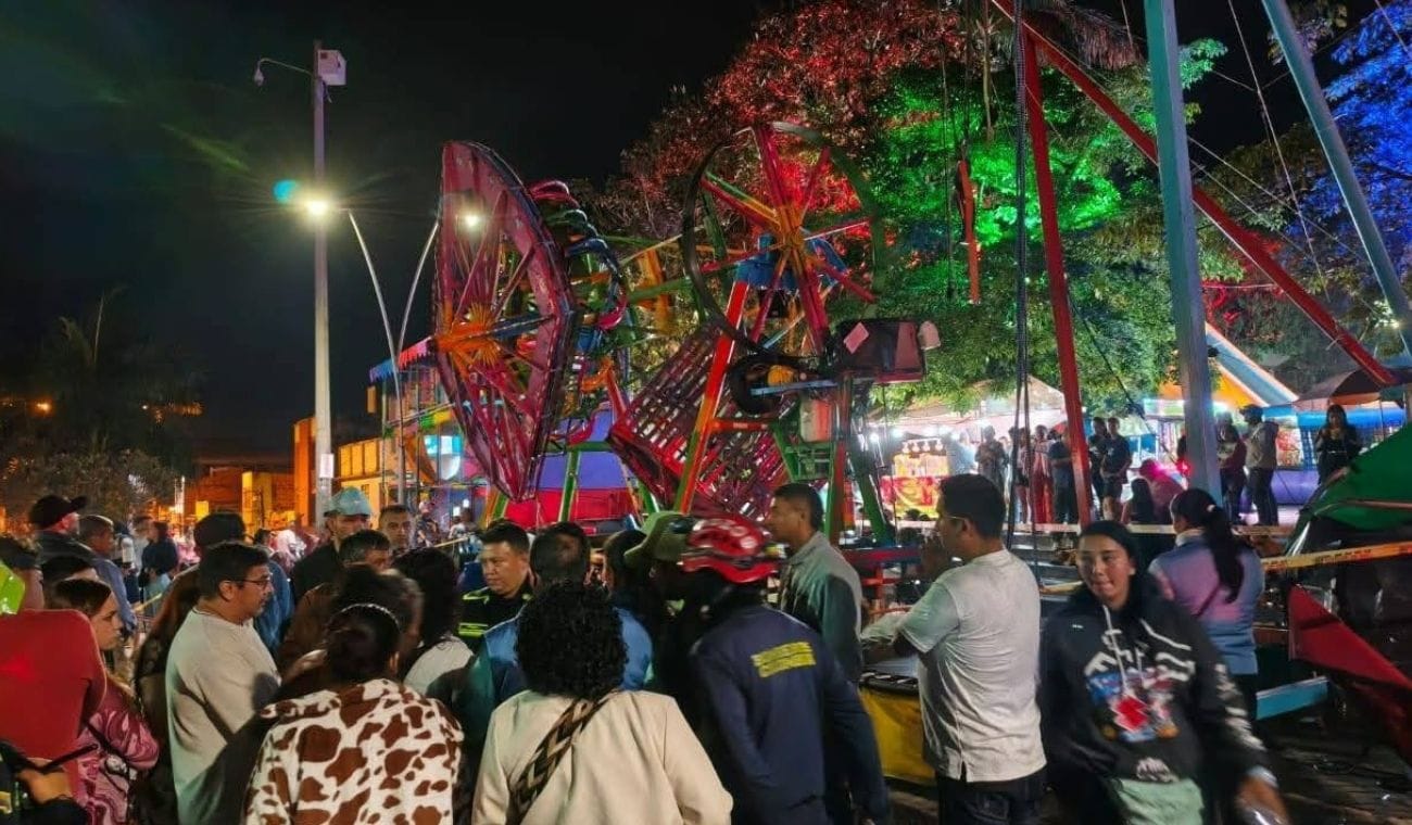 Colapso en atracción mecánica instalada en Barbosa destapó varias irregularidades