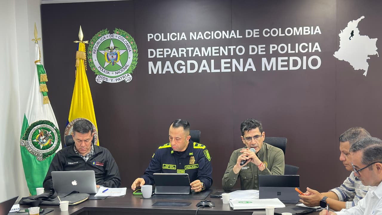 Reforzada seguridad en el Magdalena Medio tras primer consejo de Seguridad en Santander