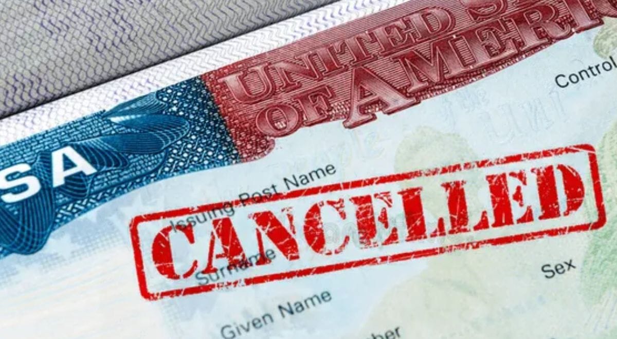 Estados Unidos ha revocado 100 mil visas en el último año
