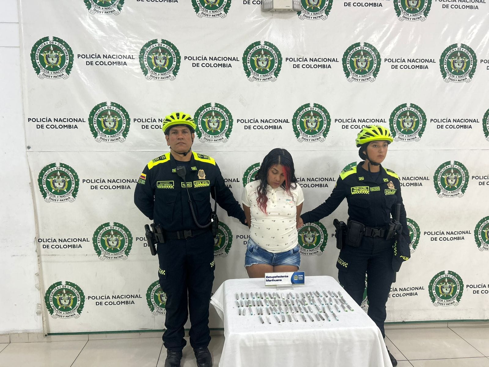 Capturada mujer con 80 cigarrillos de marihuana en el centro de Bucaramanga