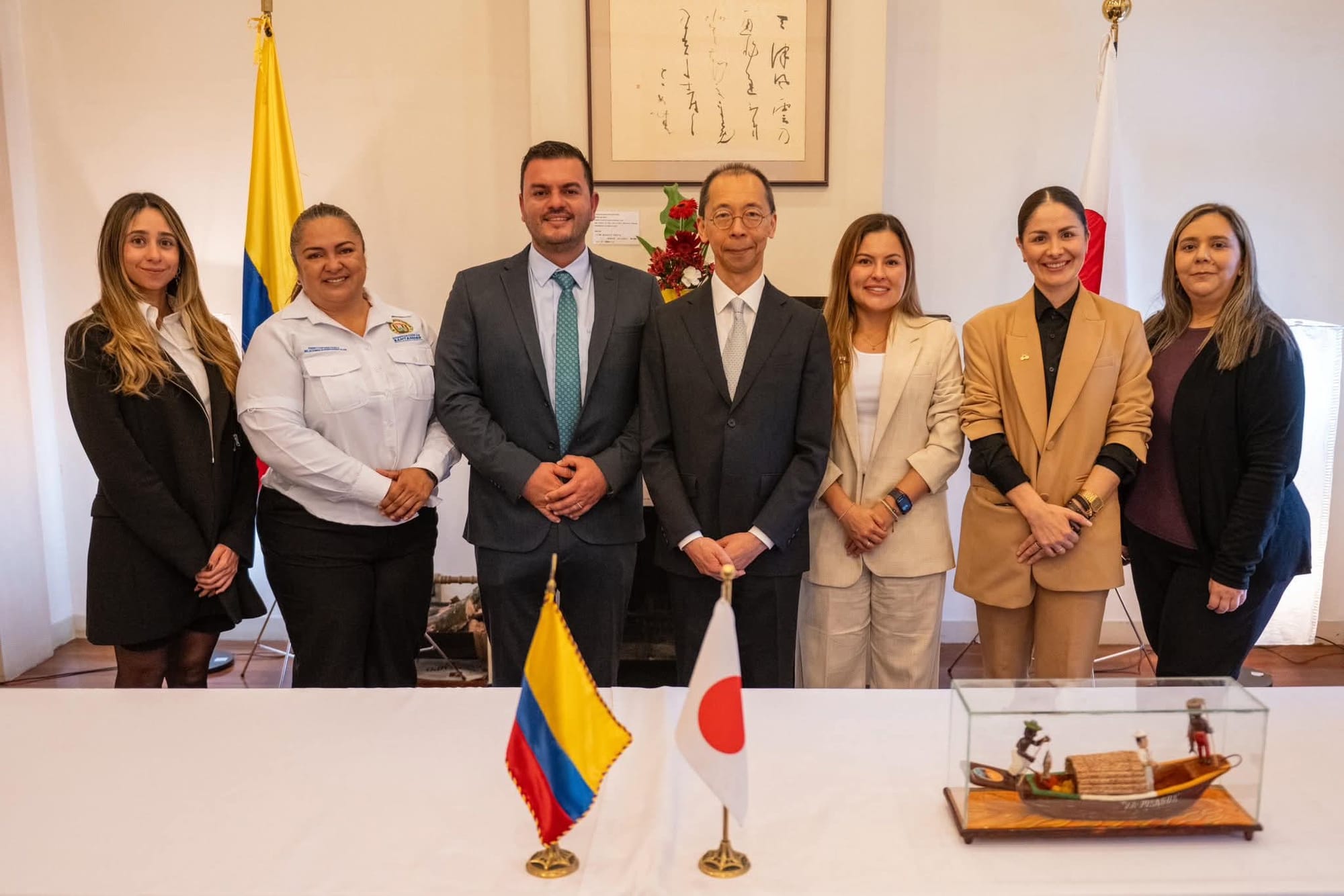 Alianza internacional entre Gobernación de Santander y Embajada de Japón impactará Guapotá