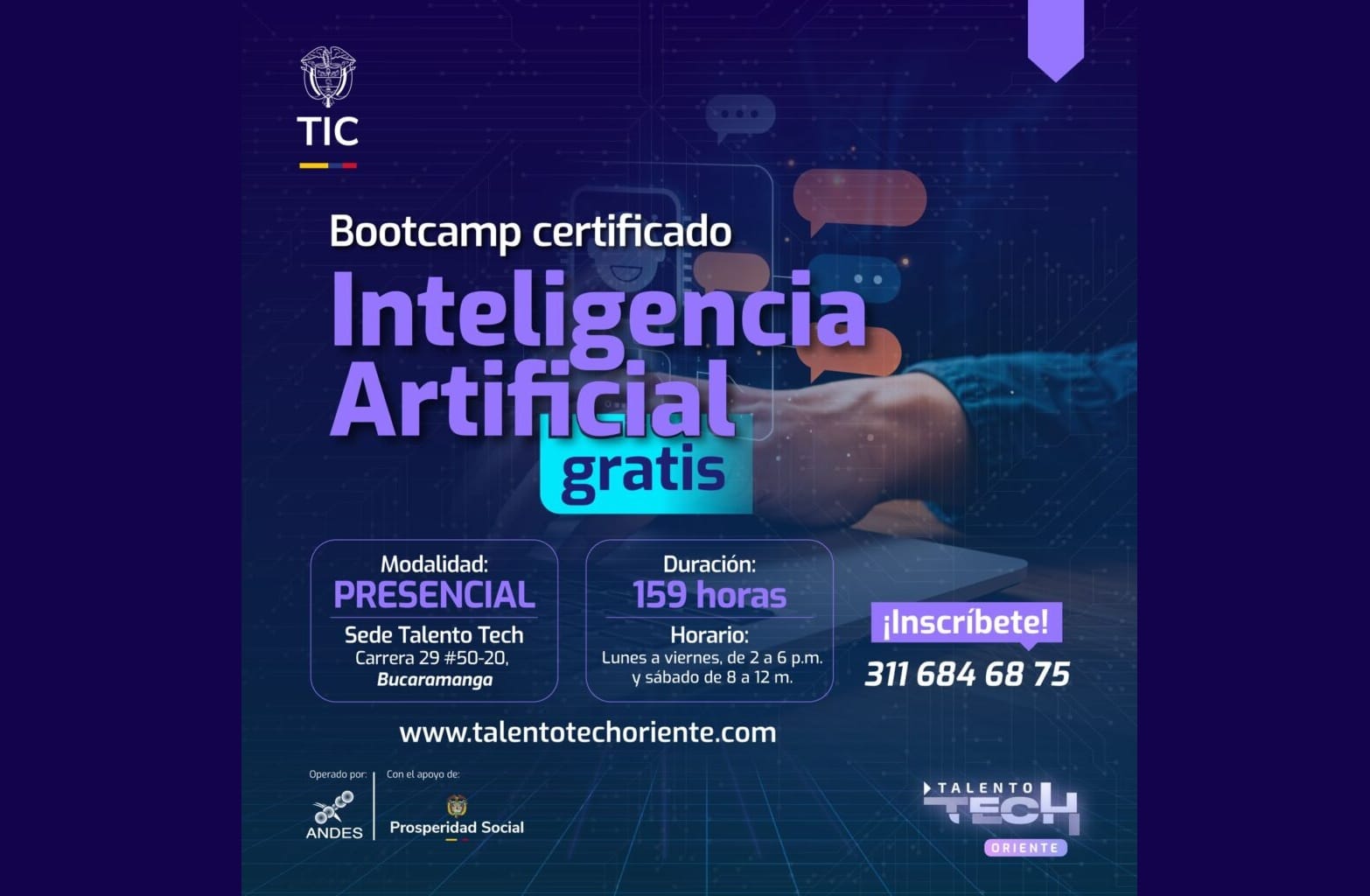 60 cupos gratuitos para formarse en Inteligencia Artificial: oportunidad exclusiva para jóvenes de Renta Joven