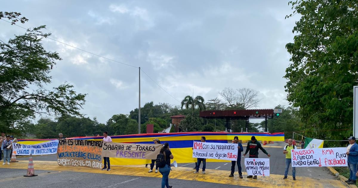Comunidades del Magdalena Medio santandereano protestan por proyectos viales