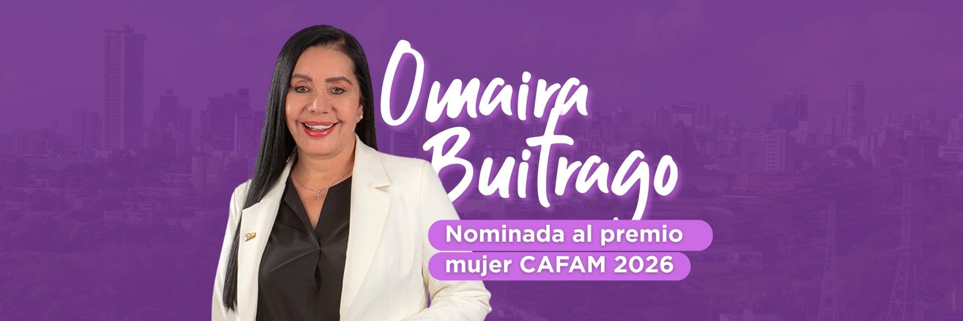 Omaira Nelly Buitrago fue elegida Mujer Cafam Santander 2026
