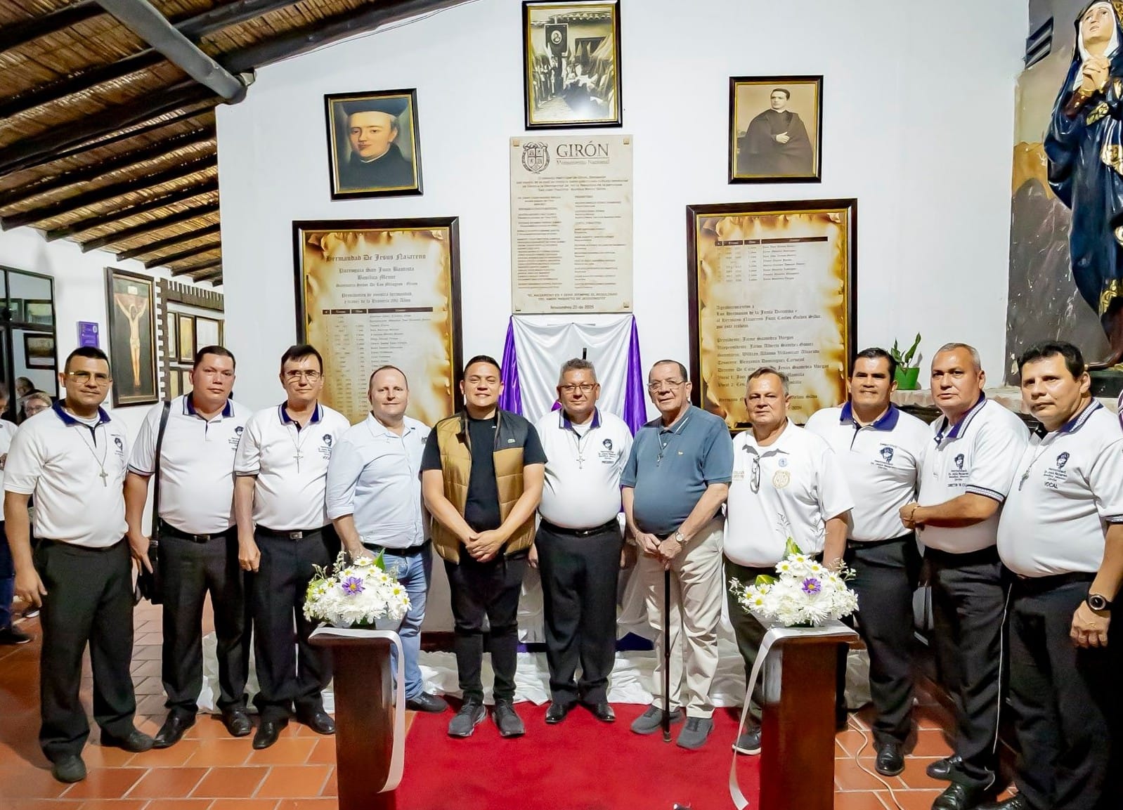 En Giron encuentro con la comunidad Jesús de los Nazarenos