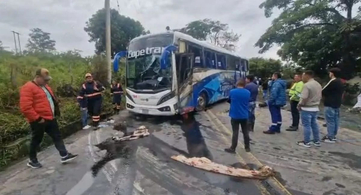 Accidente de un bus en Moniquirá Dejò 3 muertos y 10 heridos