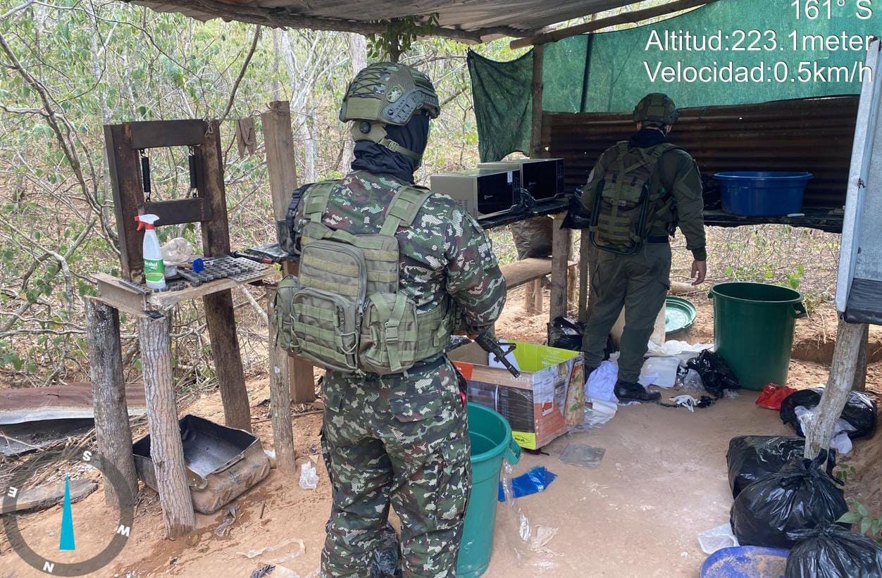 Destruido complejo cocalero del ELN en Norte de Santander