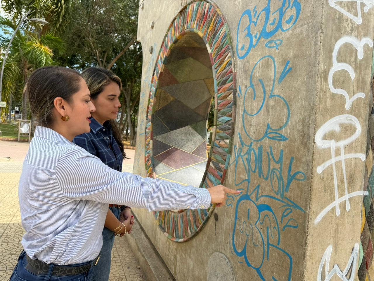 Desadaptados dañaron monumentos culturales que habían sido restaurados