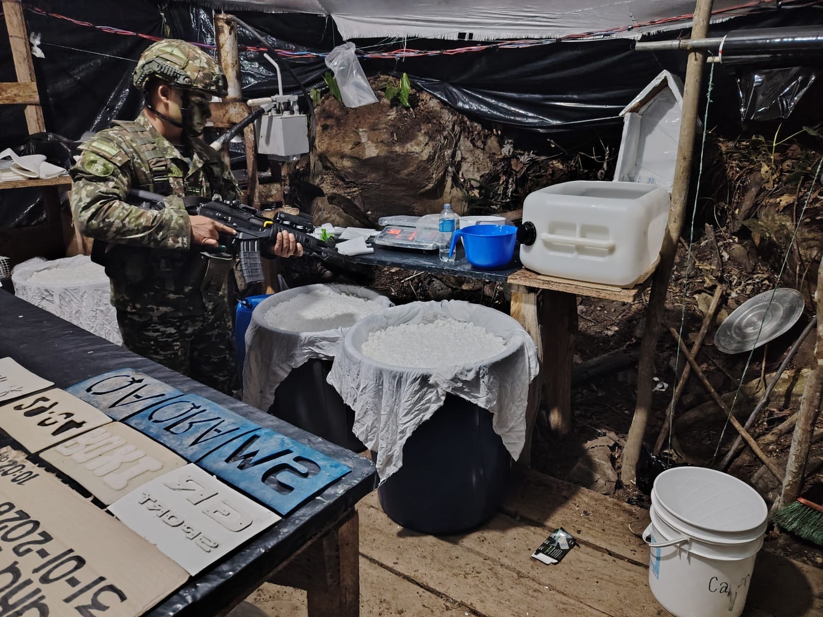 Ejército destruyó narco laboratorio en El Zulia